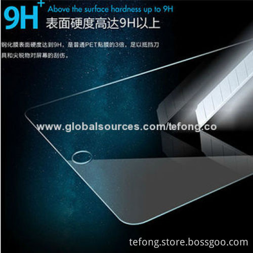 Tablet screen protector, 0.3mm thickness and 9H hardness